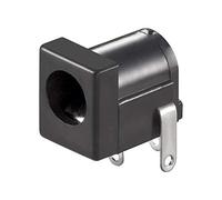 Goobay 11636 Prise Femelle encastrable CC - Broche 2 1 mm ; Version coudée avec fers à souder