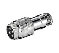 Goobay 11681 connecteur de fils DIN 4 pin M Acier inoxydable