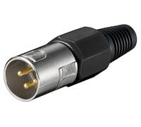Goobay 11749 Prise Microphone, 3 Pin