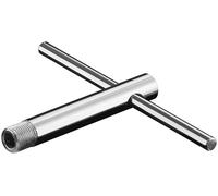 Goobay 11852 Manchon de montage F pour connecteur F, argent - Aide au montage pour connecteur F pour fixation sur le câble