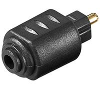 Goobay 11924 Adaptateur audio numérique Toslink ; mini Toslink vers Toslink - Prise 3 5 mm mini Toslink > Connecteur TOSLINK