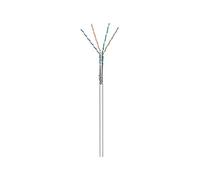 Goobay 15014 CAT 5e Câble Réseau, SF/UTP, Gris, 100m Longueur de Câble