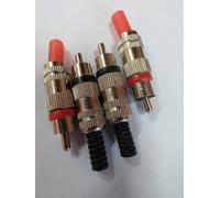Goobay 2 Paire 4 Pièces Fiches Cinch Métal Avec Protection Anticasse