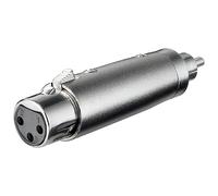 Goobay 2 Pièces Adaptateur Rca Homme, Connecteur À XLR Féminin, Douille