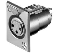 Goobay 2 Pièces Prise De Microphone À Encastrer 3 Broches