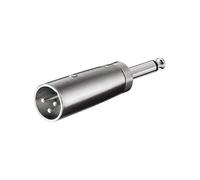Adaptateur XLR mâle 3pins > Jack 6.35 mâle mono