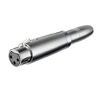 Adaptateur XLR femelle 3pins > JAck 6.35mm femelle mono