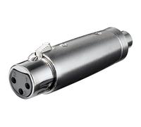 Goobay 27457 Adaptateur XLR, RCA femelle vers XLR femelle - XLR femelle (3 broches) > RCA femelle