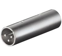 Goobay 27460 Adaptateur XLR/connecteur, mâle à mâle - XLR mâle (3 broches) > XLR mâle (3 broches)