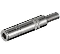 Goobay 2St. Embrayage à Rochet 6,35 MM Stéréo Antipliage 2 Pièce