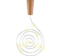 Goobay Guirlandes lumineuses 57866 Lot de 3 10 LED pour bouteilles Minuteur 1 m Transparent
