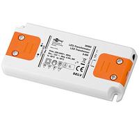 Goobay 30000 Transformateur LED 220V 12V - Transformateur LED basse tension pour éclairages LED - charge totale jusqu'à 6 W - 99 x 46 x 11 mm, blanc/orange [classe énergétique A+]