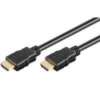 Goobay 31884 Câble High Speed HDMI™ avec Ethernet, plaqué or, 2 m, noir - HDMI™ mâle (type A) > HDMI™ mâle (type A)