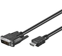 Goobay 33881 Câble DVI-D/HDMI™ nickelé - Connecteur DVI-D Single-Link (18+1 broches) > Connecteur standard HDMI™ (type A)