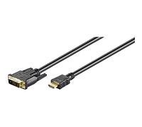 Goobay HDMI/DVI-D (19 Broches HDMI mâle vers DVI-D (18 +1) Prise, Contacts plaqués Or) 3 m (Import Allemagne)