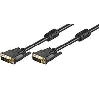 Goobay 34211 Câble DVI-D Full HD Dual Link Doré - Connecteur DVI-D Dual-Link (24+1 broches) > Connecteur DVI-D Dual-Link (24+1 broches)