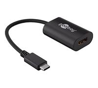 Goobay Adaptateur USB-C mâle vers HDMI femelle 38532 – 4K 60 Hz Noir