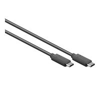 goobay 38872 Câble USB-C USB 3.1 génération 2 5 A Noir 0,5 m