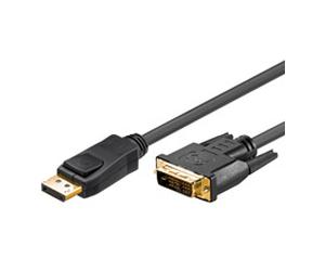 Goobay 3m DP/DVI DisplayPort Noir