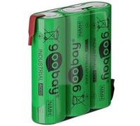 Goobay 3x AA (Mignon) - 2100 mAh - cosse à souder (Z), pile nickel-hydrure métallique (NiMH), 3,6 V G