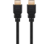Goobay 41081 Câble HDMI™ standard ultra haute vitesse avec Ethernet, 0,5 m, noir - 8K/60Hz