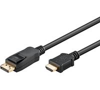 Goobay 41957 Câble adaptateur DisplayPort/HDMI™ 1.2 Doré - Connecteur DisplayPort > Connecteur standard HDMI™ (type A)