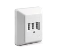 Goobay 43542 3x TAE-NFN Prise en saillie, blanc - Connexion vissée