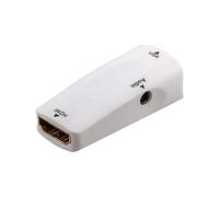 GOOBAY 44794 Adaptateur Compact HDMI/VGA avec Audio plaqué Or