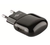 Goobay 45173 QC3.0 Chargeur rapide USB 2 A, noir - Charge jusqu'à 4x plus vite que les chargeurs standard