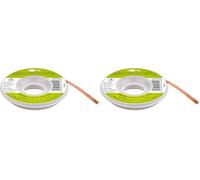 goobay 45246 Tresse à dessouder 2mm / cuivre pur Fil à dessouder pour enlever l'étain de soudure/Dessouder Conductivité thermique idéale/Tresse à souder Bobine / 1,5 m (Lot de 2)