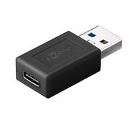 Goobay Adaptateur USB 3.0 45400 – USB-A mâle vers USB-C femelle, SuperSpeed jusqu'à 5 Gbit/s – Noir