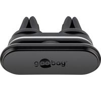 Goobay 45651 Support magnétique double pour le conduit d'aération, noir - pour une fixation simple et sûre dans le véhicule