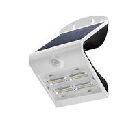 Goobay Applique murale solaire LED 45808 – Détecteur de mouvements, 3,2 W puissance absorbée – Blanc