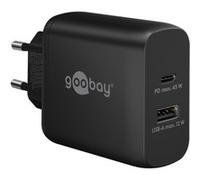 goobay 45W GaN USB-C PD Dual Fast Charger