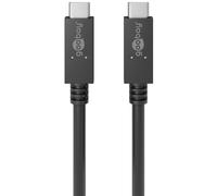 Wentronic 49252 câble USB USB 3.2 Gen 2 (3.1 Gen 2) 0,5 m USB C Noir