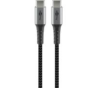 goobay 49301 goobay Câble USB C 0,5 m noir, gris