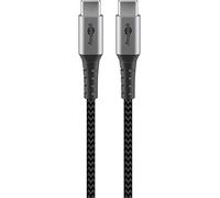 Goobay Câble USB-C 49303 - 10 Gbps, textile premium extra robuste, connecteurs métalliques, 2 m