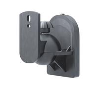 goobay 49393 Support Mural pour Haut parleurs Universel, pivotant/Support pour Enceintes Home cinéma/inclinable pour Enceintes jusqu'à 3,5 kg/Sonos One, Bose, Echo Dot 4, Homepod Mini/Noir
