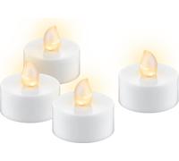goobay 49868 4 bougies chauffe-plat LED blanches