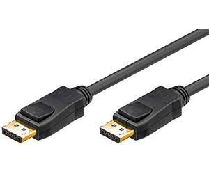 Goobay 49962 Câble DisplayPort 1.4 8K Ultra HD 3DS HDCP 2.2 pour moniteurs, Ordinateurs Portables, projecteurs et Bien Plus Encore 1 m