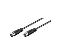 Goobay 50020 Câble de Connexion Audio DIN, Blindé, 1.5m Longueur de Câble