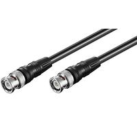 Goobay 50074 Câbles de Connexion BNC (RG59), Blindage Double, 5m Longueur de Câble