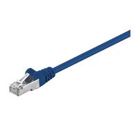 Goobay 50157 câble de réseau Bleu 0,5 m Cat5e F/UTP (FTP)