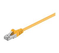 Goobay 50165 câble de réseau Jaune 1 m Cat5e F/UTP (FTP)