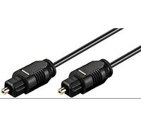 Goobay 50216 Câble à Fibres Optiques, Noir, 1m Longueur de Câble, 2.2mm Diamètre
