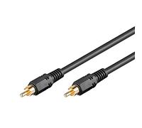 Goobay Câble de connexion audio numérique coaxial 50337 – Cinch S/PDIF, blindage double, 10 m