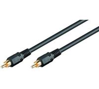 Goobay 50338 Câble de Connexion Audio Numérique Coaxial, Cinch S/PDIF, Blindage Double, 15m Longueur de Câble