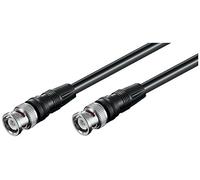 Goobay Câble coaxial BNC RG59 Mâle–Mâle Blindage double 0,5 m