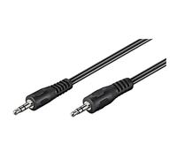 Goobay 50449 câble audio 2,5 m 3,5mm Noir
