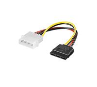 Goobay 50674 Câble Électrique/Adaptateur Électrique PC Y, Prise Mâle 5, 25" Vers SATA